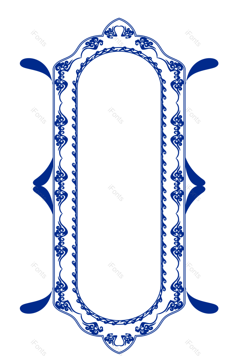 边框图片,复古元素,中国风PNG,花纹免抠素材
